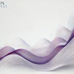 a lot of white space inspired by the color scheme from the Elastin Biosciences logo including shades of purple The ima