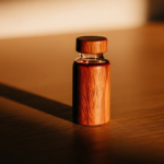 Cinematic still-life of a single medication vial, illustrating Biohaven's opakalim epilepsy program